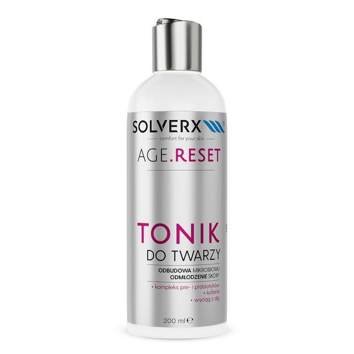 SOLVERX TONIK ODBUDOWUJĄCY MIKROBIOM AGE RESET 200ML main product photo