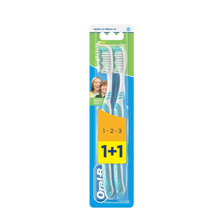 ORAL B Natural Fresh szczoteczka do zębów średnia main product photo