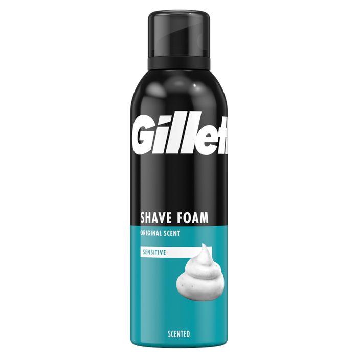 Gillette Classic Pianka do golenia skóry wrażliwej, 200 ml main product photo