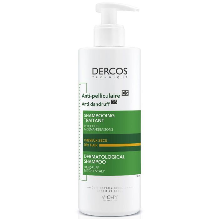 VICHY Dercos szampon przeciwłupiezowy do włosów suchych 390ml main product photo