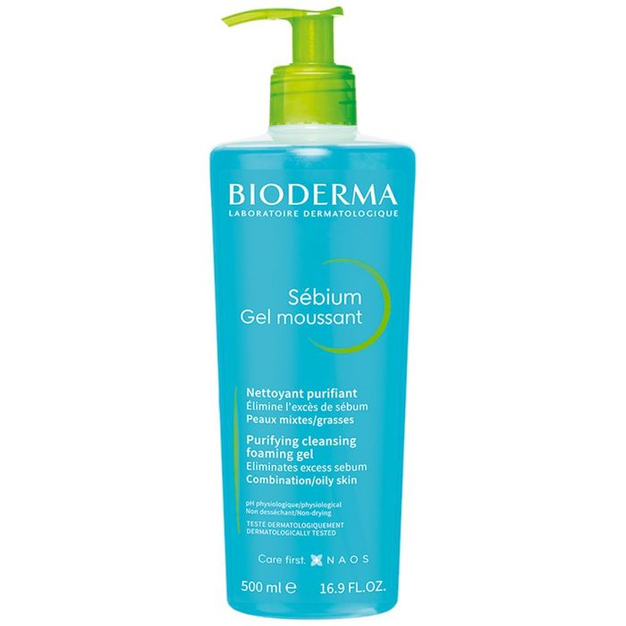 Bioderma Sebium Gel Moussant żel do twarzy 500 ml main product photo
