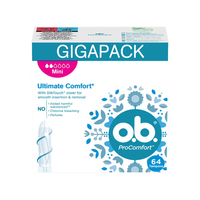 OB PROCOMFORT MINI TAMPONY 64SZT. main product photo