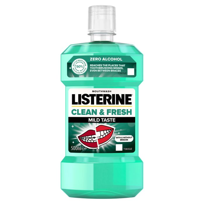 Listerine Clean & Fresh Płyn do płukania jamy ustnej 500 ml main product photo