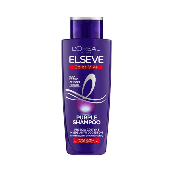 ELSEVE COLOR VIVE PURPLE Szampon neutralizujący żółte i pomarańczowe tony, 200ML main product photo