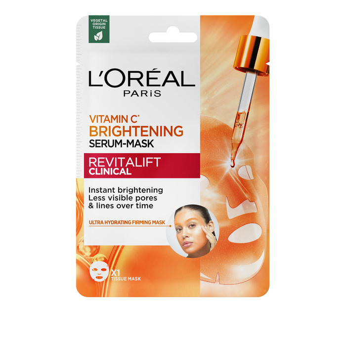 L'OREAL REVITALIFT CLINICAL MASKA-SERUM W PŁACHCIE 20G main product photo