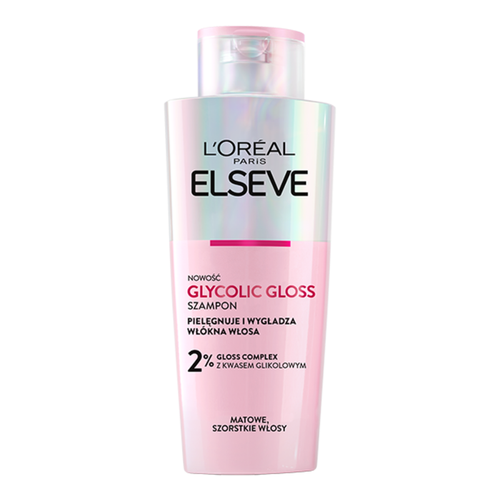 L'ORÉAL PARIS ELSEVE Glycolic Gloss szampon do włosów 200ml main product photo