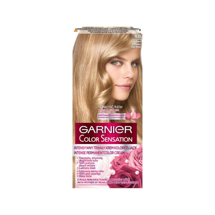 GARNIER COLOR SENSAT.KR.KOL.8.0 SWIET.JAS.BLOND main product photo
