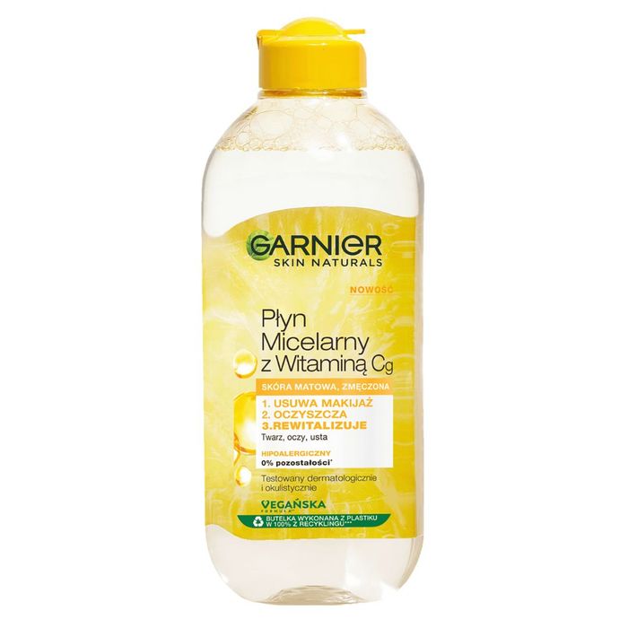 Garnier płyn micelarny z Witaminą Cg 400 ml main product photo
