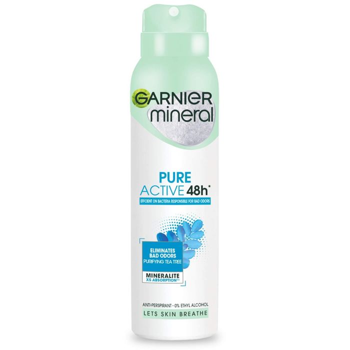 GARNIER MINERAL PURE ACTIVE SPRAY 150ML main product photo