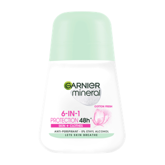 GARNIER MINERAL COTTON FRESH ROLL ON50ML main product photo