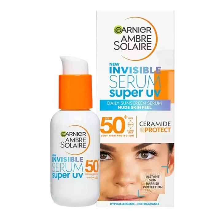 Garnier serum ochronne SPF50+ Ambre Solaire 30 ml main product photo