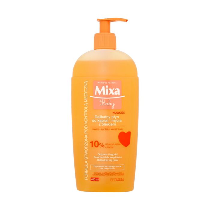 MIXA BABY PLYN DO KAP. Z OLEJKIEM 400 ML main product photo
