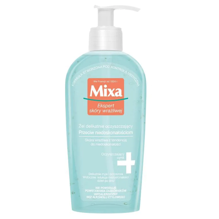 MIXA oczyszczający żel myjący bez mydła 200ml main product photo