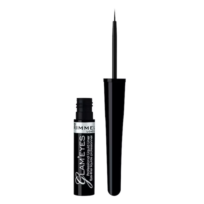 Rimmel GLAM EYES LIQUID LINER 001 4ML main product photo