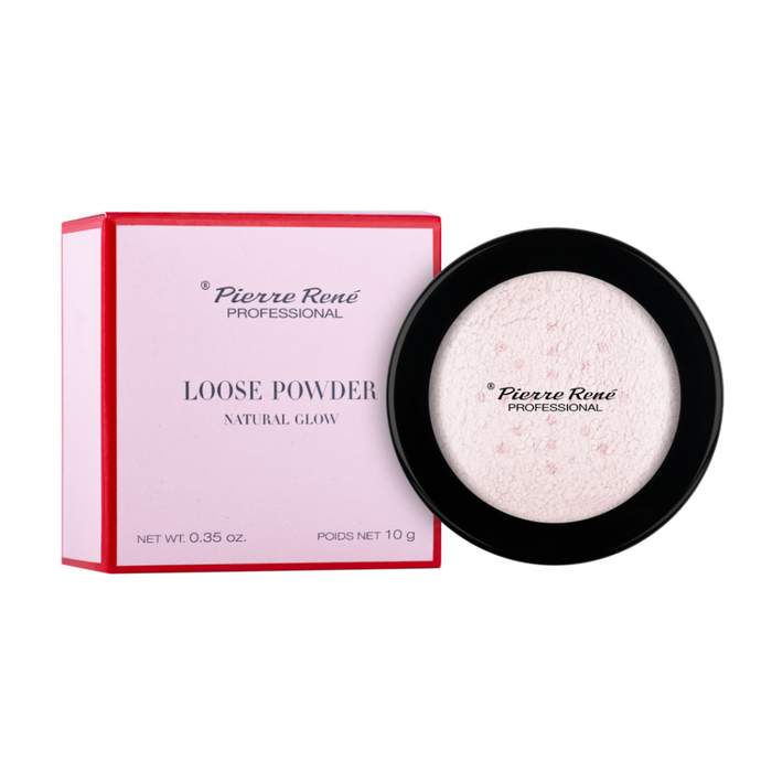 PIERRE RENE Natural Glow Loose Powder Pink main product photo