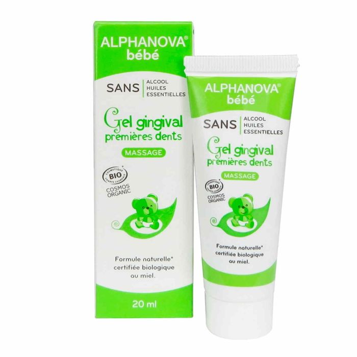 Alphanova bebe organiczny żel łagodzący ząbkowanie 20 ml main product photo