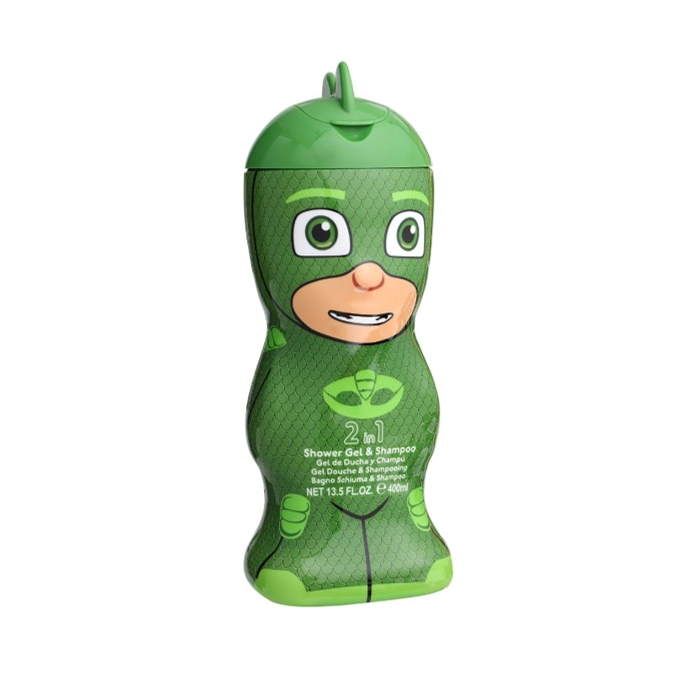 P J MASKS PJ MASKS GEKKO SHOWER GEL&SHAMP 2D 400ML main product photo