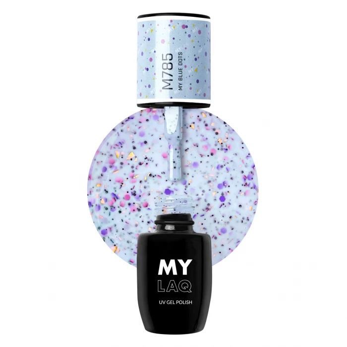 MYLAQ M785 My Blue Dots lakier hybrydowy 5 ml main product photo