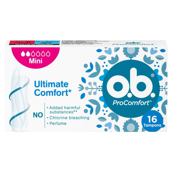 O.B. ProComfort Ultimate Comfort Mini tampony 16 sztuk main product photo
