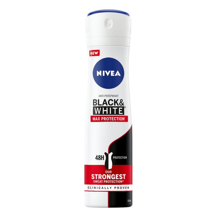 Nivea Black&White Max Protection spray 150 ml main product photo