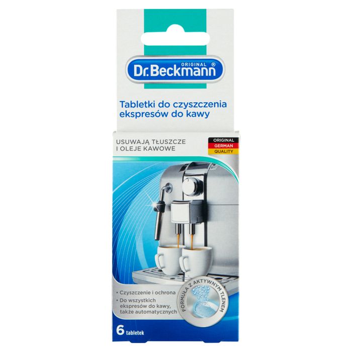 Dr. Beckmann Tabletki do czyszczenia ekspresów kawy 6 x 1,6 g main product photo