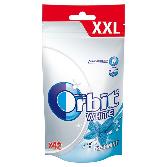 Orbit White Freshmint XXL Guma do żucia bez cukru 58 g (42 drażetki) main product photo