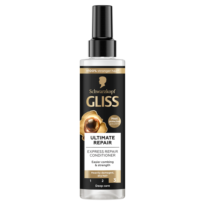 Gliss Ultimate Repair Ekspresowa odżywka do włosów mocno zniszczonych i suchych 200 ml main product photo