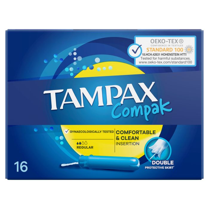 Tampax Compak Regular Tampony z aplikatorem, x16 main product photo