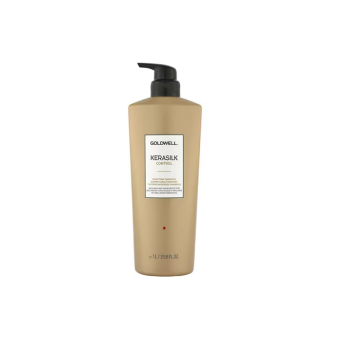 GOLDWELL KERASILK CONTROL SZAMPON DO WŁOSÓW NIESFORNYCH I PUSZĄCYCH 1000ML main product photo