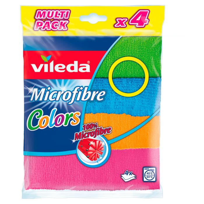 Vileda Colors Ściereczki mikrofibra 4 sztuki main product photo