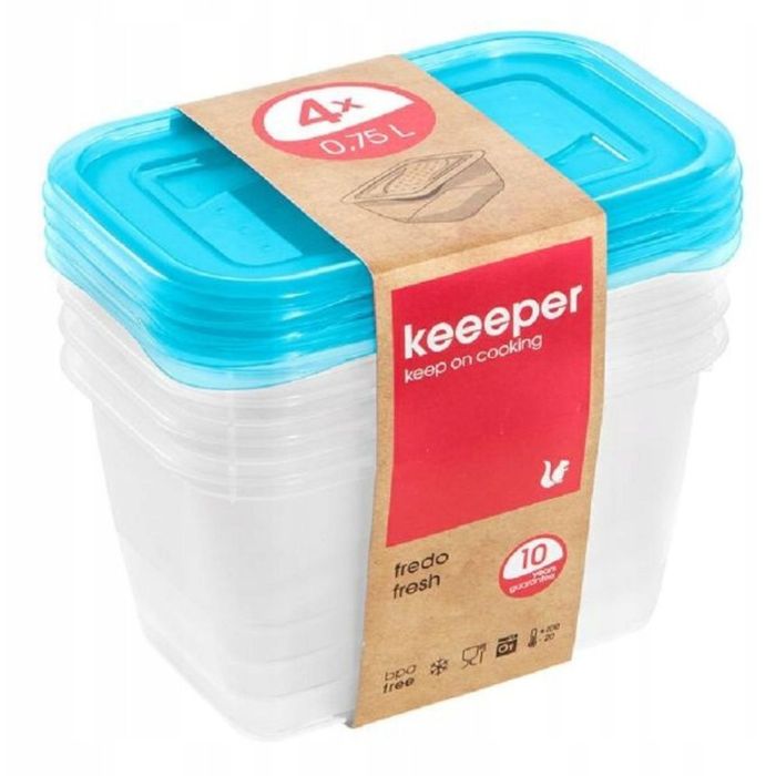 Keeeper Fredo Fresh zestaw 4 pojemników 0,75 l main product photo