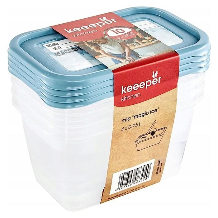 Keeeper Magic Ice zestaw 4 pojemników 0,75 l main product photo
