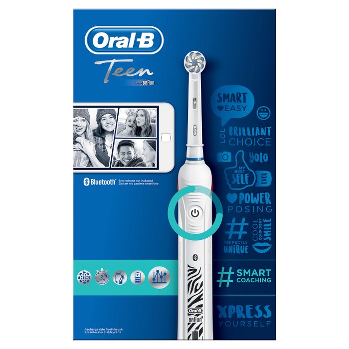 Oral-B Teens Biała Szczoteczka elektryczna, akumulatorowa main product photo