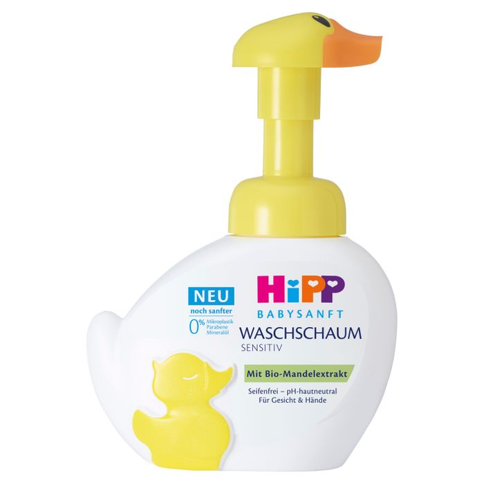 HiPP Babysanft Sensitive Pianka-kaczuszka do mycia twarzy i rąk 250 ml main product photo