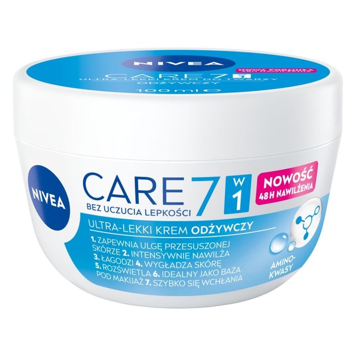 Nivea Care 7w1 Odżywczy Lekki krem do twarzy 100 ml main product photo