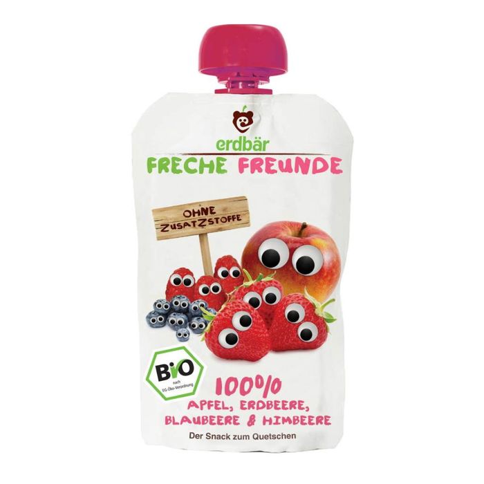 ERDBAR MUS JABLKO TRUSKWKA JAGODA 100G main product photo