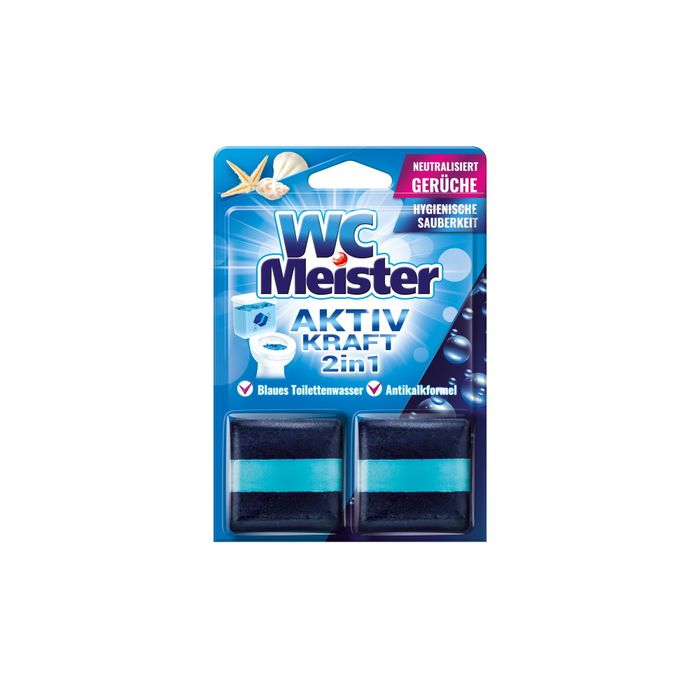WC MEISTER kostka do spłuczki MORSKA 2X50G main product photo