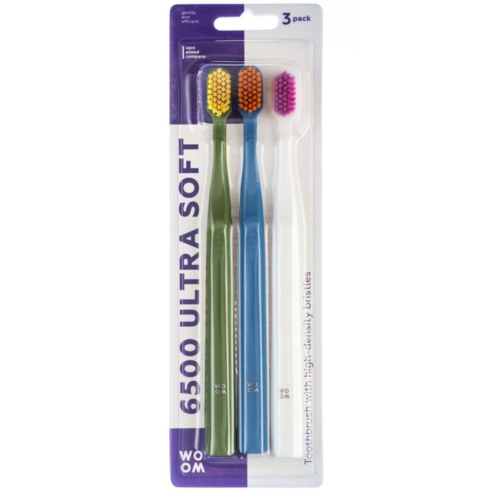 WOOM6500 Ultra Soft  Zestaw 3szczoteczek main product photo