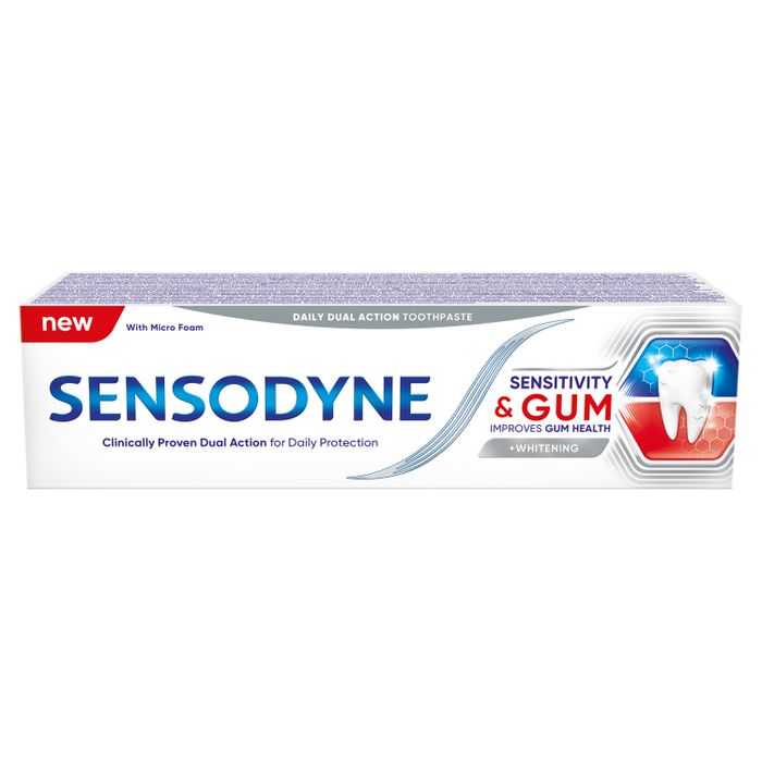 Sensodyne Whitening Pasta do zębów z fluorkiem nadwrażliwość & dziąsła 75 ml main product photo