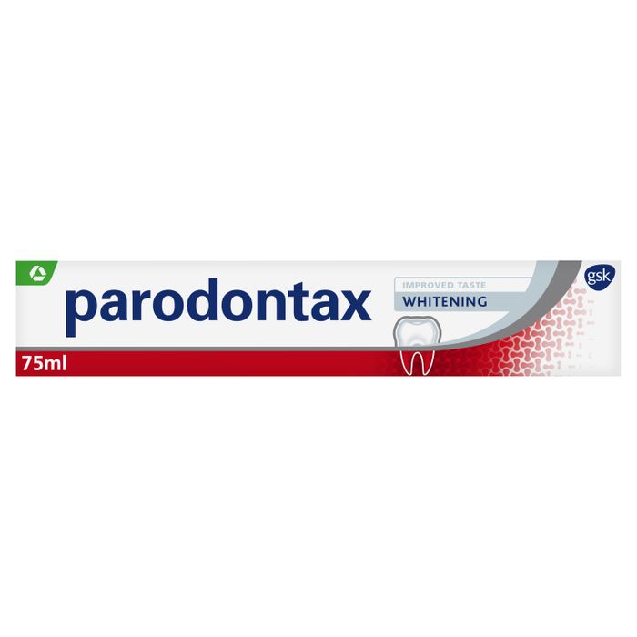 Parodontax Whitening Wyrób medyczny pasta do zębów z fluorkiem 75 ml main product photo