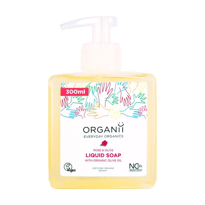 ORGANII ROZA MYDLO W PLYNIE 300ML main product photo