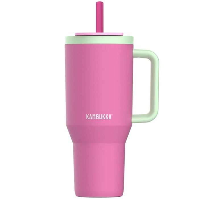 Kambukka kubek termiczny ze słomką Rio 950ml Bubblegum Mint main product photo