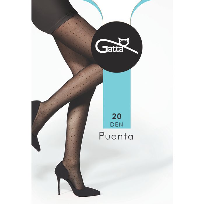 Gatta Puenta 20 den Rajstopy wzór nero r2, 1szt. main product photo