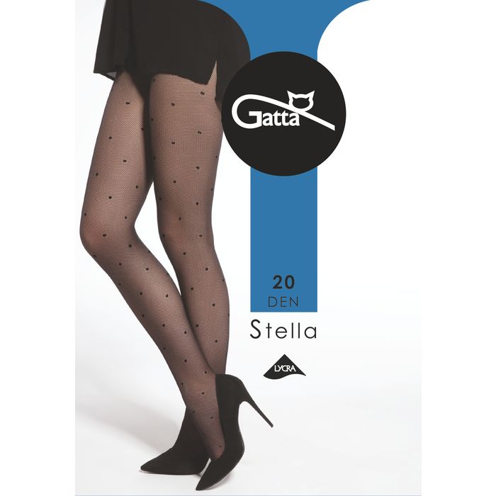 Gatta Stella 02 20den Rajstopy wzór nero r3, 1szt main product photo