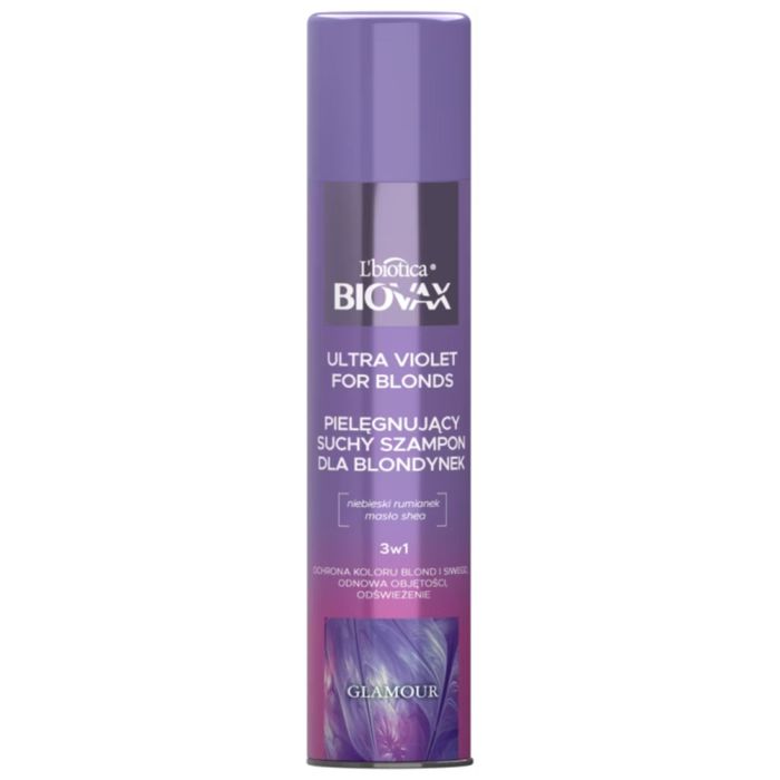 Biovax suchy szampon Glamour Ultra Violet For Blonds 200 ml main product photo
