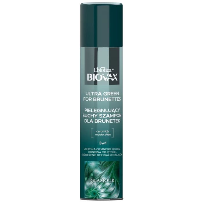 Biovax suchy szampon Glamour Ultra Green for Brunettes 200 ml main product photo