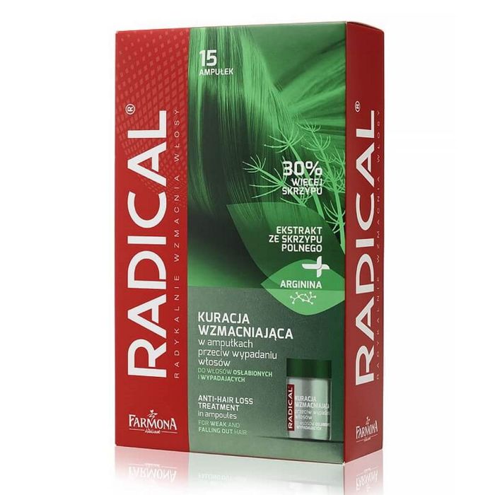 RADICAL kuracja wzmacniająca w ampułkach przeciw wypadaniu włosów, 15 ml x 5 ml main product photo