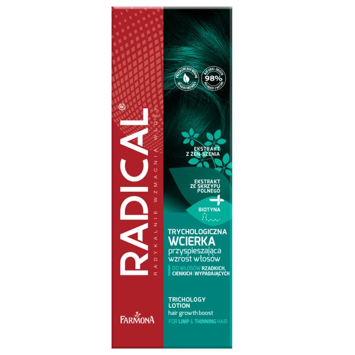 RADICAL trychologiczna wcierka przyspieszająca wzrost włosów 100 ml main product photo