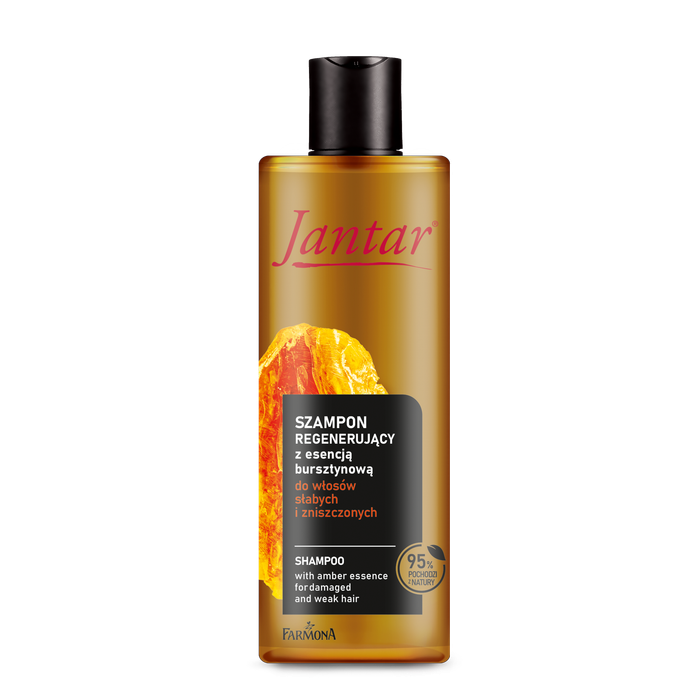 Jantar Szampon regenerujący z esencją bursztynową do włosów zniszczonych, 300 ml main product photo