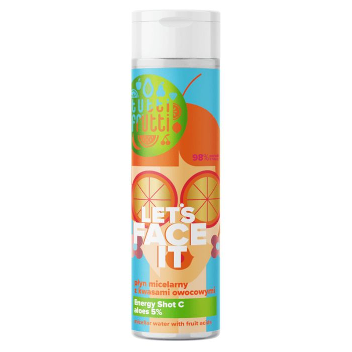 TUTTI FRUTTI Let's Face It oczyszczający płyn micelarny 200 ml main product photo